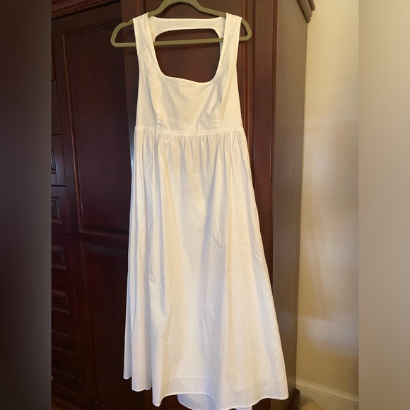 o.p.t. Mariabella Empire Waist Sundress with Back Detail, White, Size XL - Picture 6 of 13